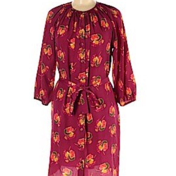 TUCKER X TARGET XS Floral Dress Purple Pink Collaboration RARE LIMITED EDITION - Picture 5 of 15